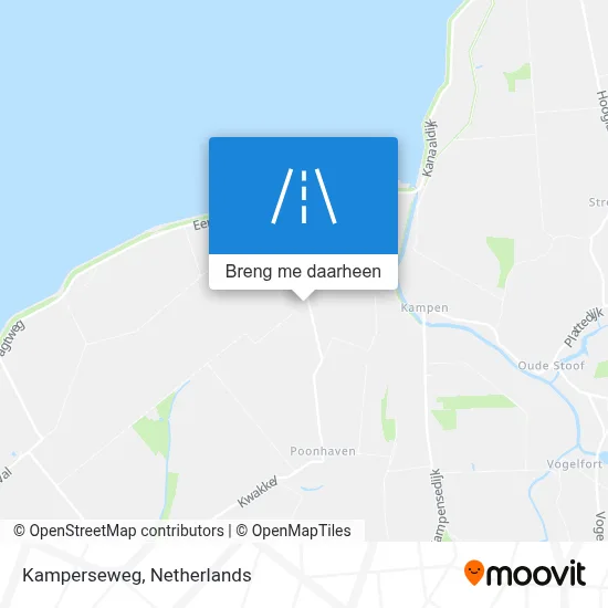Kamperseweg kaart