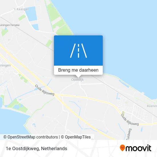 1e Oostdijkweg kaart