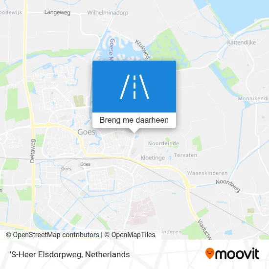 'S-Heer Elsdorpweg kaart