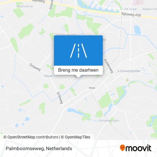 Palmboomseweg kaart