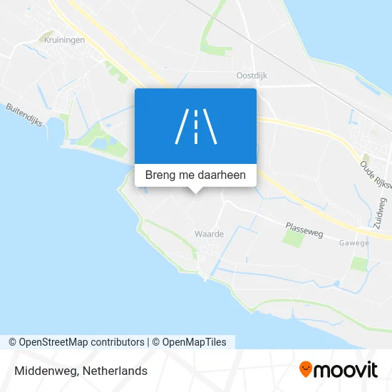 Middenweg kaart