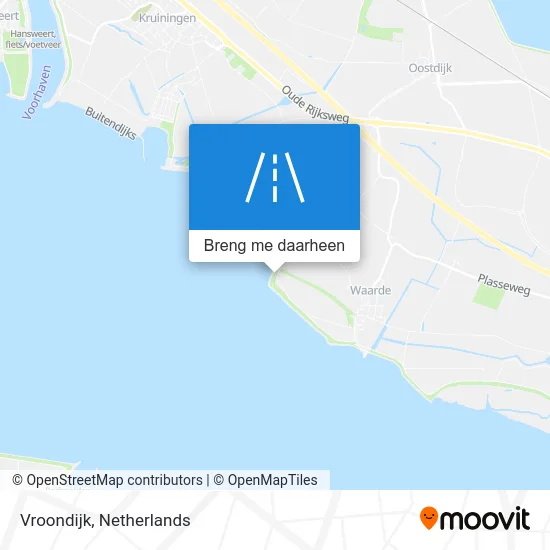 Vroondijk kaart