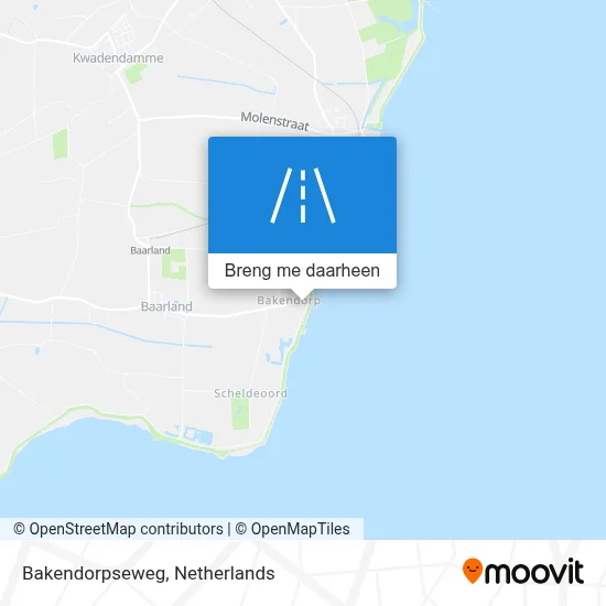 Bakendorpseweg kaart
