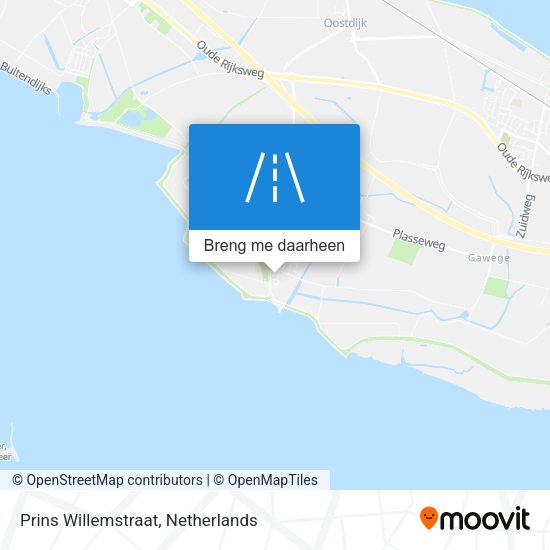 Prins Willemstraat kaart