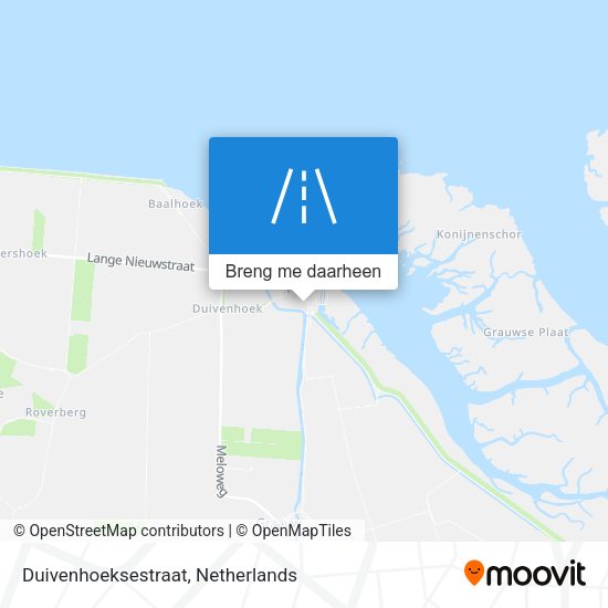 Duivenhoeksestraat kaart