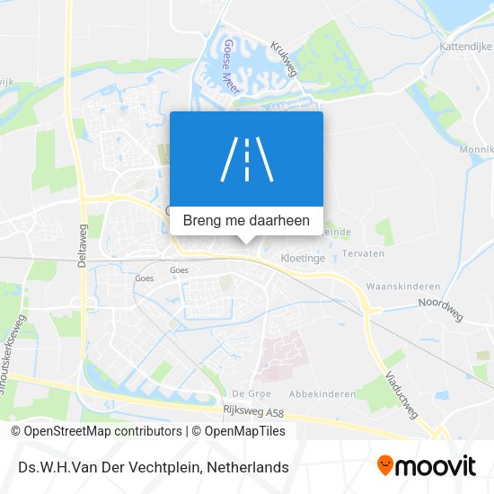 Ds.W.H.Van Der Vechtplein kaart