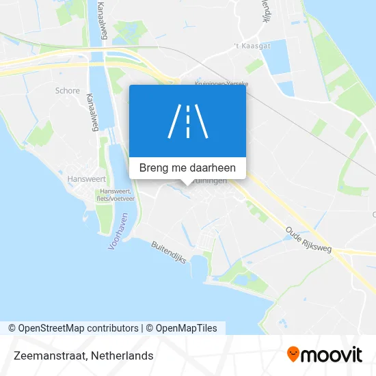 Zeemanstraat kaart