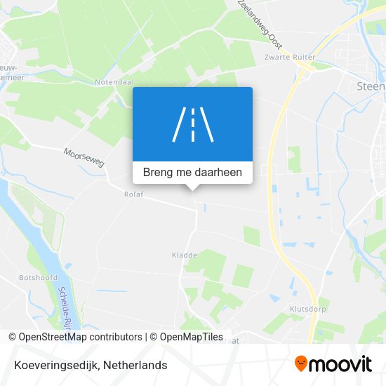 Koeveringsedijk kaart