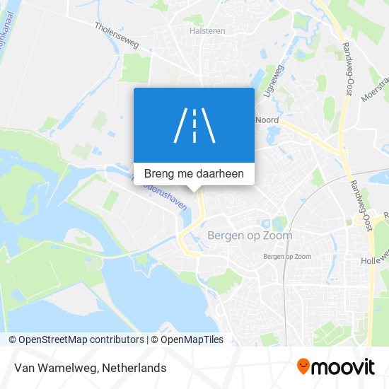 Van Wamelweg kaart