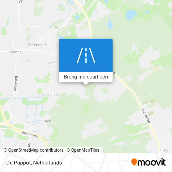 De Pappot kaart