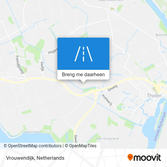 Vrouwendijk kaart