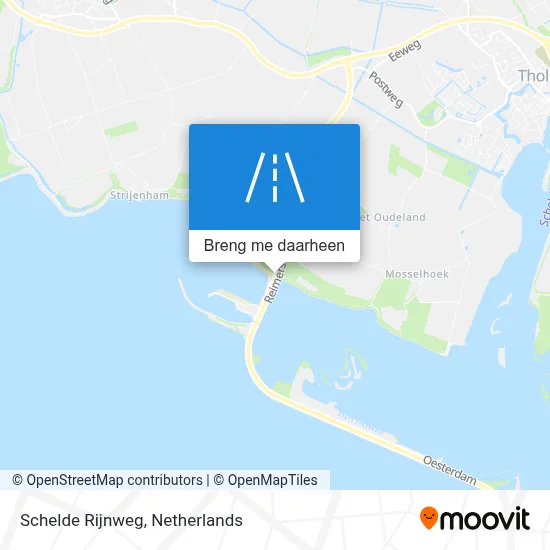 Schelde Rijnweg kaart