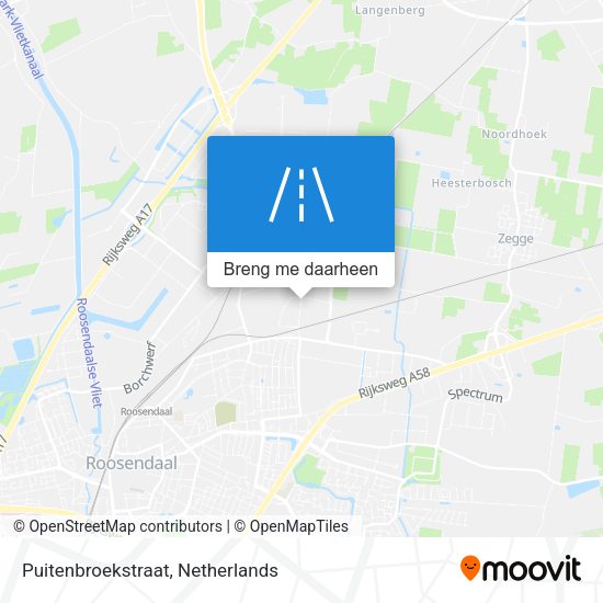 Puitenbroekstraat kaart