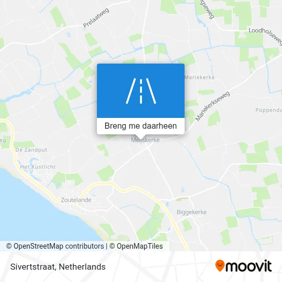Sivertstraat kaart