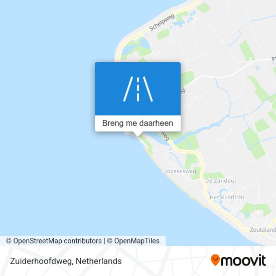 Zuiderhoofdweg kaart