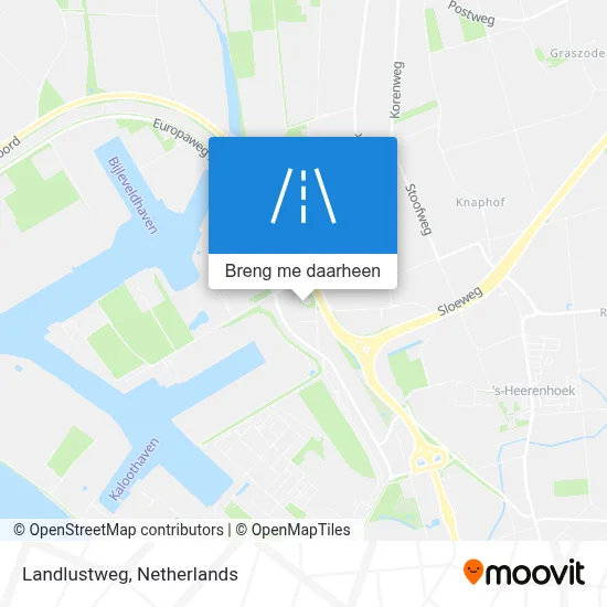 Landlustweg kaart