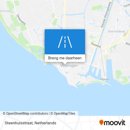 Steenhuisstraat kaart