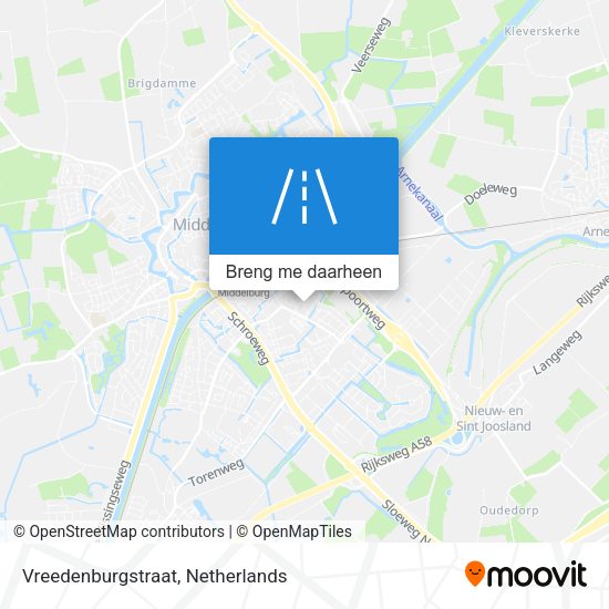 Vreedenburgstraat kaart