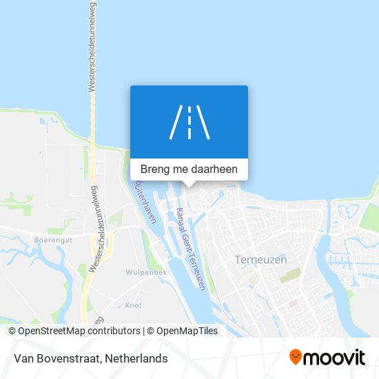 Van Bovenstraat kaart