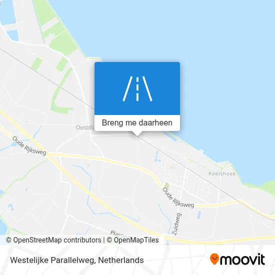 Westelijke Parallelweg kaart