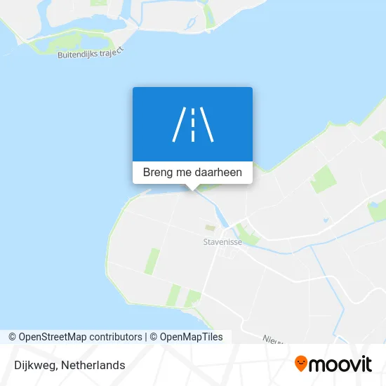 Dijkweg kaart
