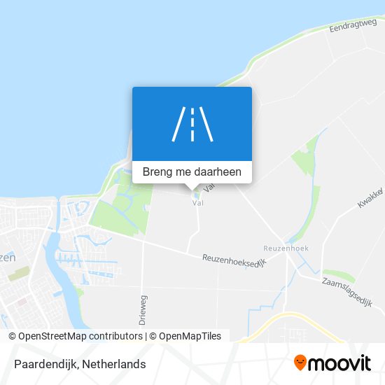 Paardendijk kaart