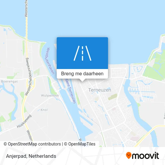 Anjerpad kaart