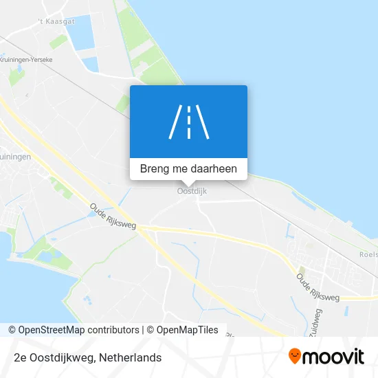 2e Oostdijkweg kaart