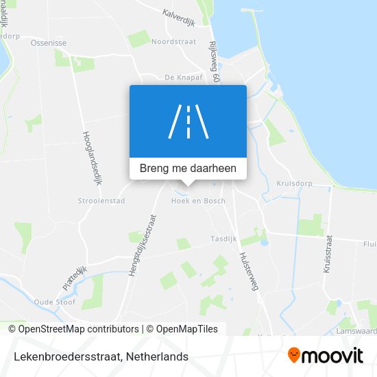Lekenbroedersstraat kaart