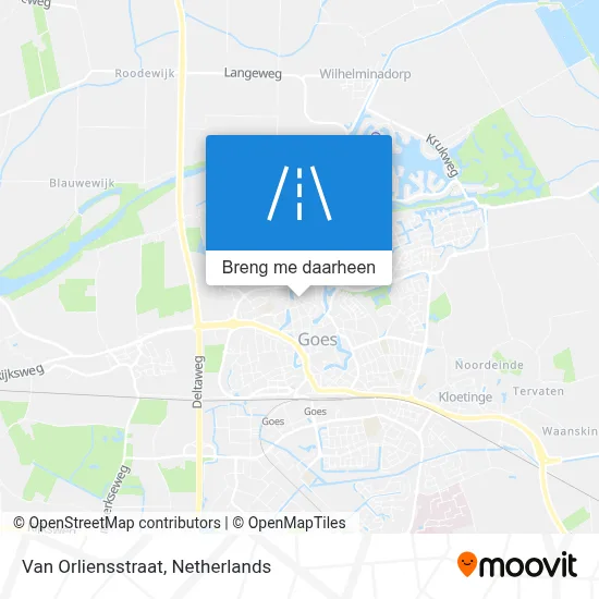 Van Orliensstraat kaart
