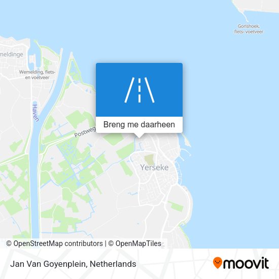Jan Van Goyenplein kaart