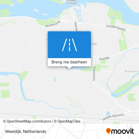 Weeldijk kaart