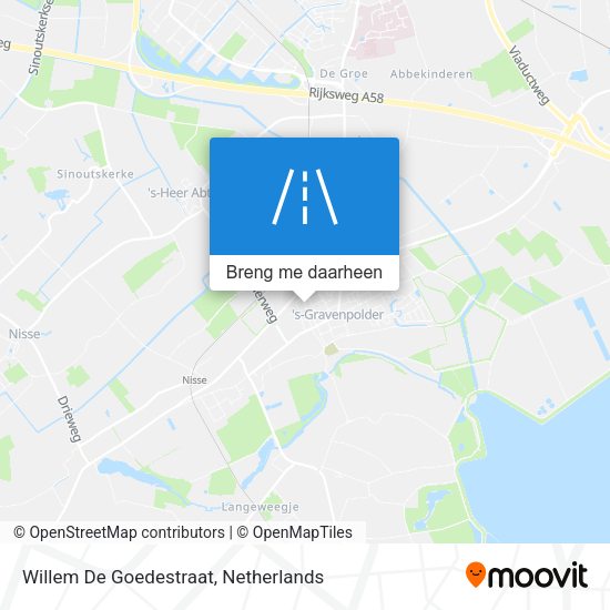 Willem De Goedestraat kaart