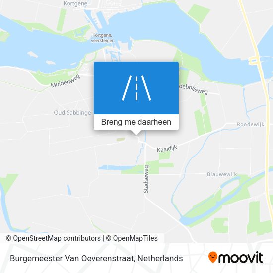 Burgemeester Van Oeverenstraat kaart