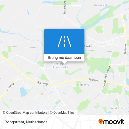 Boogstraat kaart