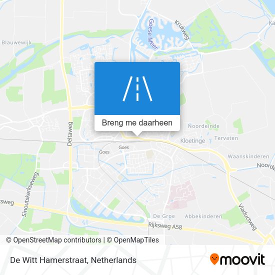 De Witt Hamerstraat kaart