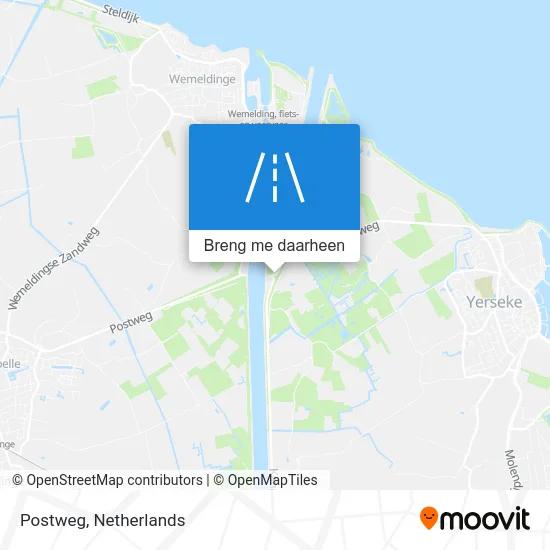 Postweg kaart