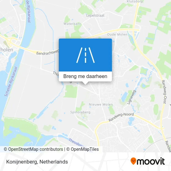 Konijnenberg kaart