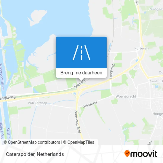 Caterspolder kaart