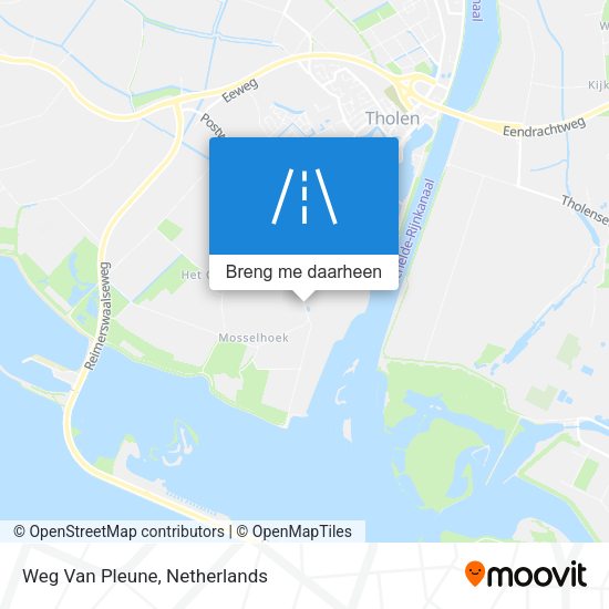 Weg Van Pleune kaart