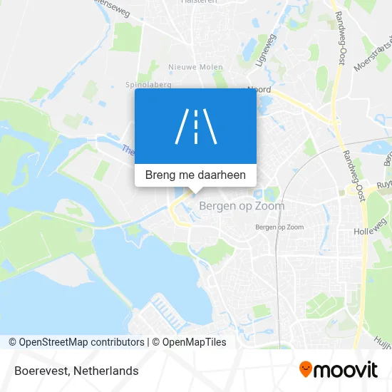 Boerevest kaart