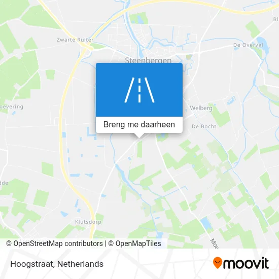 Hoogstraat kaart