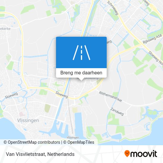 Van Visvlietstraat kaart