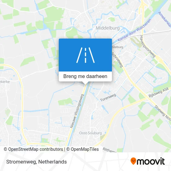 Stromenweg kaart