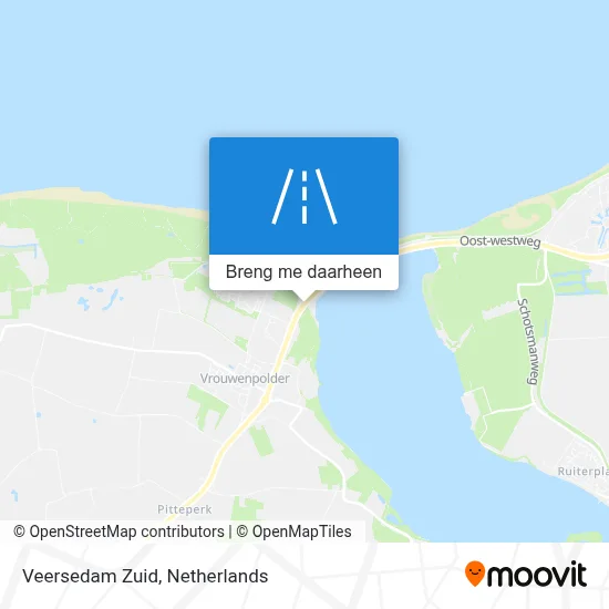 Veersedam Zuid kaart