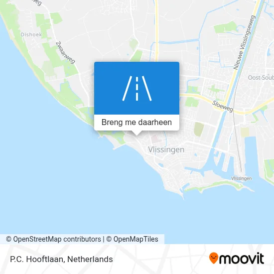 P.C. Hooftlaan kaart