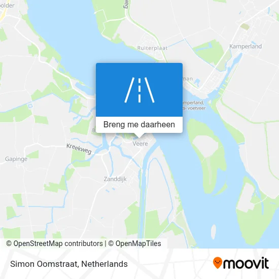Simon Oomstraat kaart