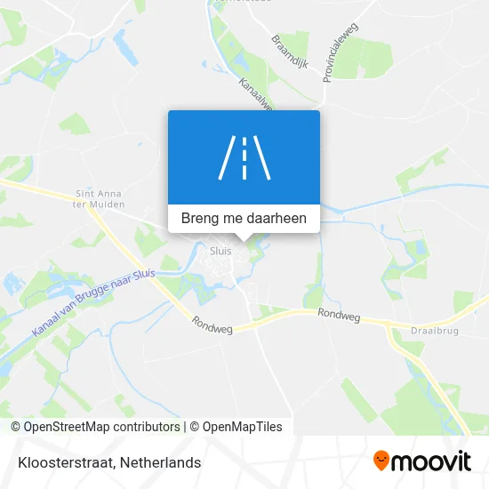 Kloosterstraat kaart