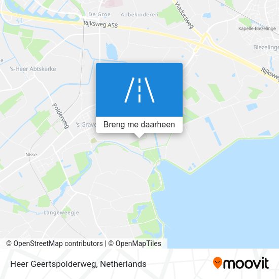 Heer Geertspolderweg kaart