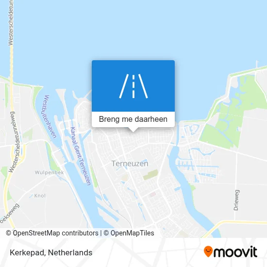 Kerkepad kaart